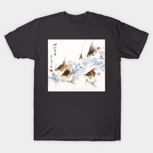 Chinese Art Angel Fish T-Shirt